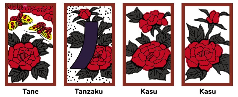 Hanafuda tháng 6 Hanafuda tháng 6
